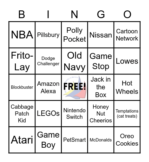 Holiday Commercials Bingo Card