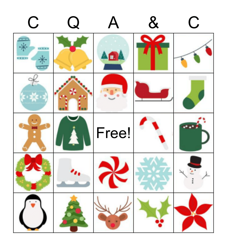 Christmas Bingo Card