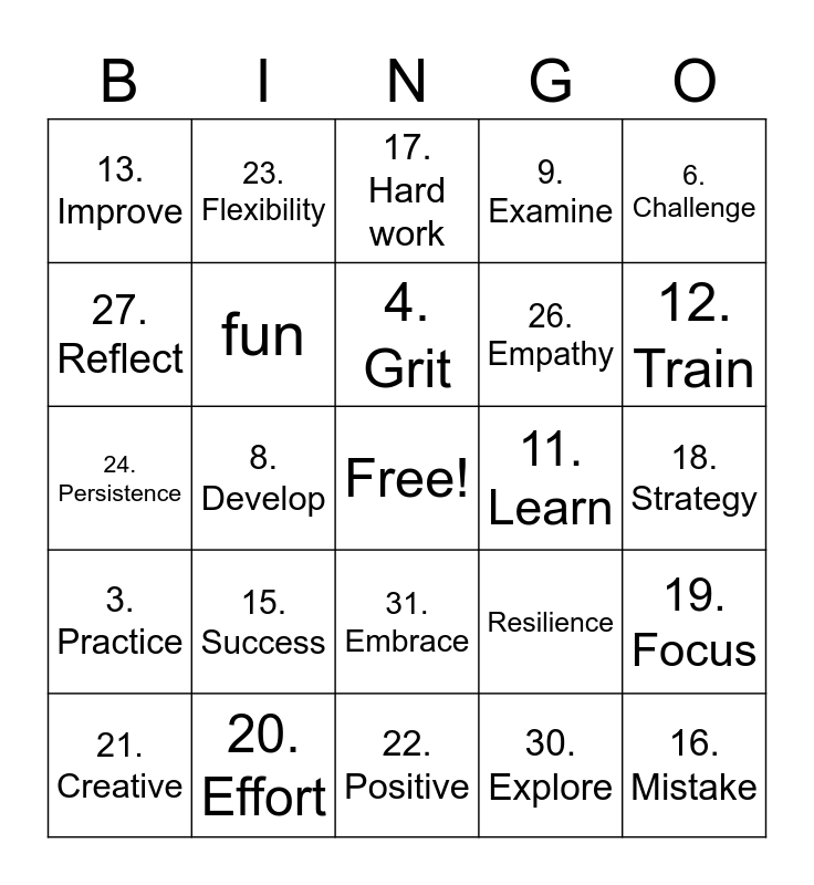 2112 Demo Days Bingo Card