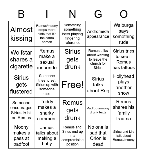 Dear your holiness chapter 5 Bingo Card