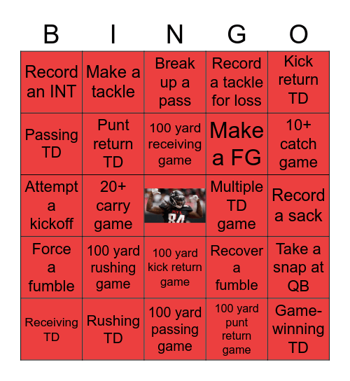 Scoredarrelle Patterson Bingo Card