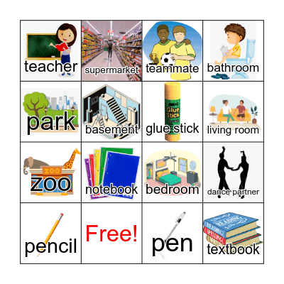 Speaking Ace 1 Bingo Card