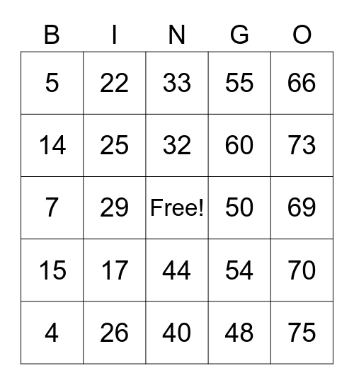 PCBingo_359347 Bingo Card