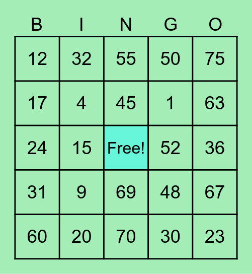 PCBINGO_359364 Bingo Card
