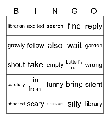 Lesson.13 Bingo Card