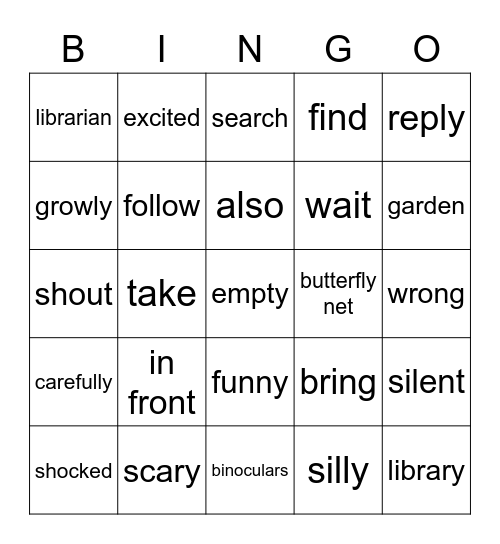 Lesson.13 Bingo Card