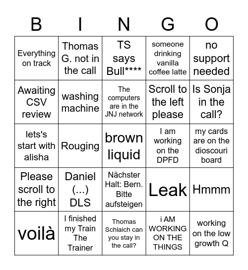 Leankit Bingo Card