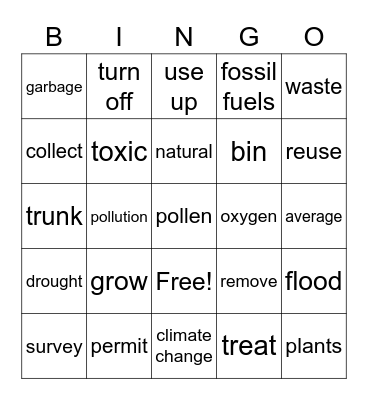 Brainy 8 unit 2 Bingo Card