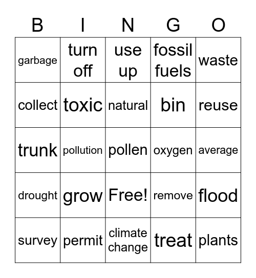 Brainy 8 unit 2 Bingo Card