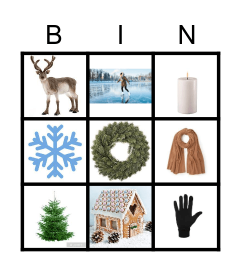 Christmas Bingo Card