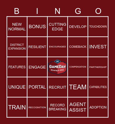 LDC 2022 Bingo Card