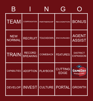 2022 LDC BINGO Card