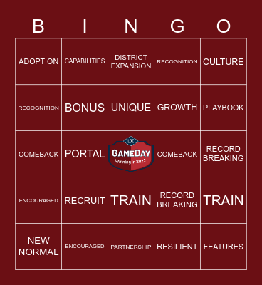 2022 LDC BINGO Card