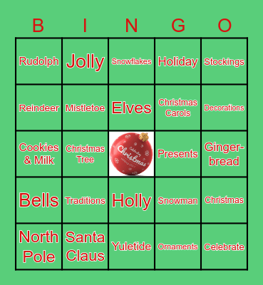 Celebrating Christmas at Hilldrup Bingo Card