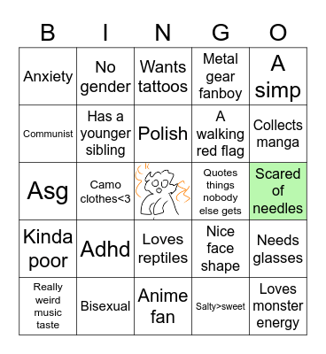Disaster bingo Card