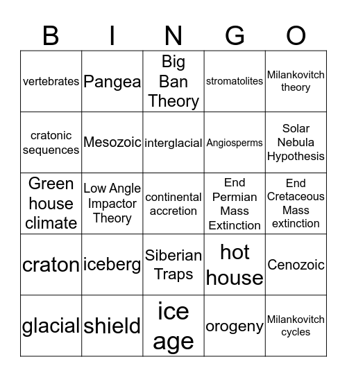 es bingo 4 Bingo Card