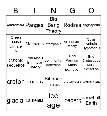 es bingo 4 Bingo Card
