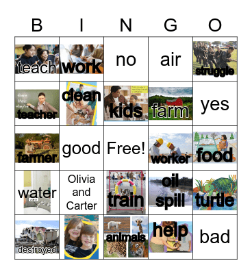 G3 NC U Bingo Card