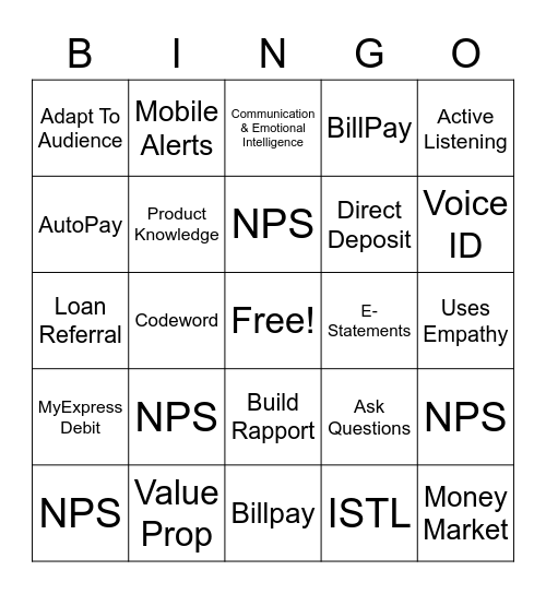Team Eagles-June Bingo Card