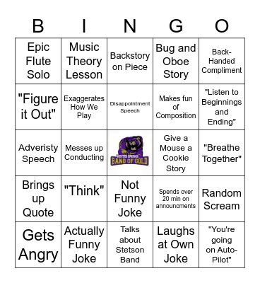 Ferland Bingo Card