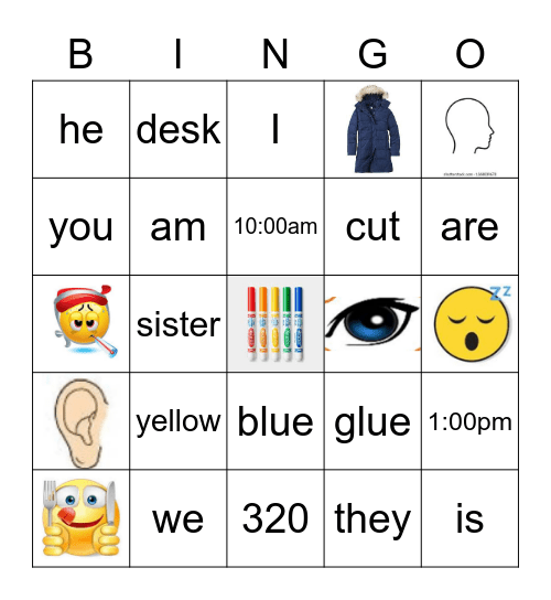 Friday, December 3 Bingo Card