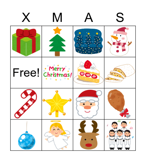 Christmas Bingo Card