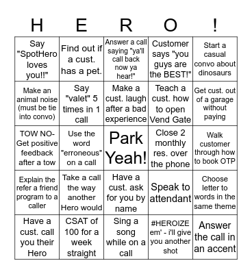 June 2015 Bingo Card