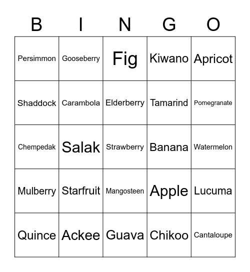 Aslam BINGO! Bingo Card