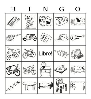 Lesson 9 Vocabulary Bingo Card