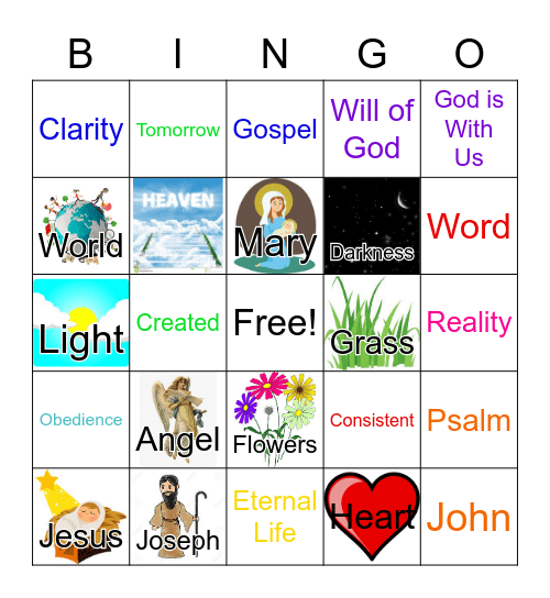 December 5, 2021 Bingo Card