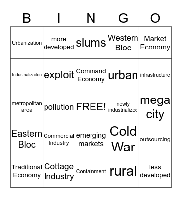 Quarter 4 Review Bingo Card