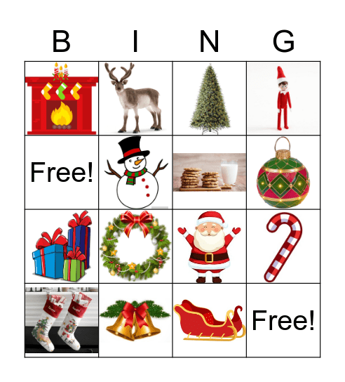 Christmas Bingo Card