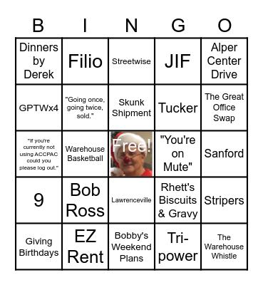 FTI Bingo Card