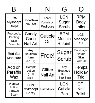 The Premier Bingo Card