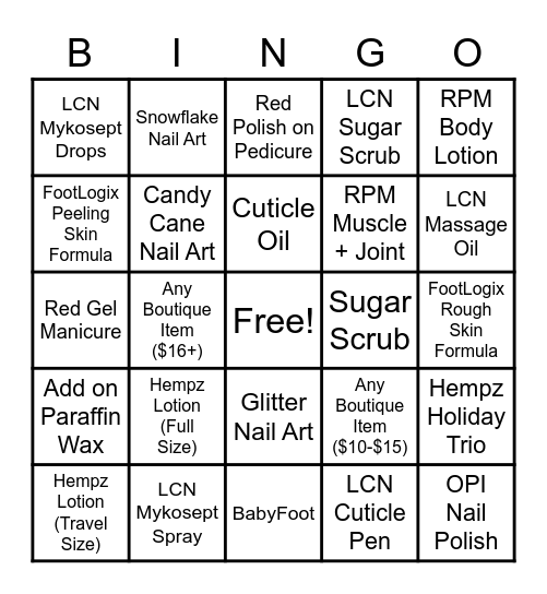 The Premier Bingo Card