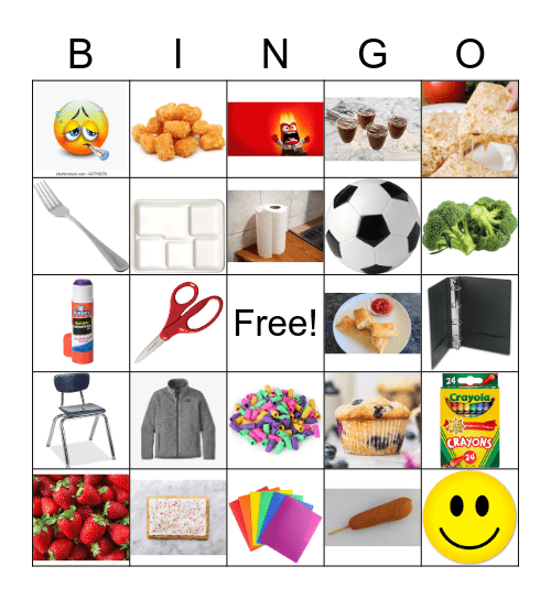 bingo ELL picutes Bingo Card