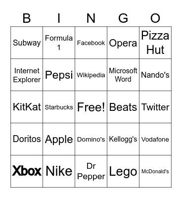 Logos Bingo Card