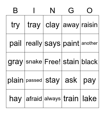 Module 4 Week 2 Bingo Card