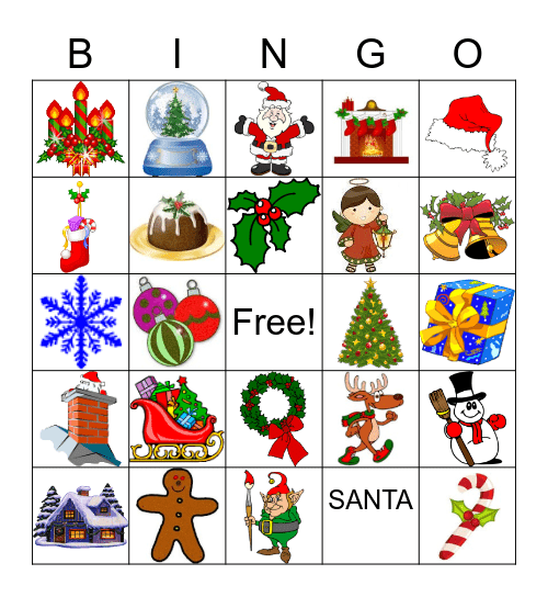 XMAS Bingo Card