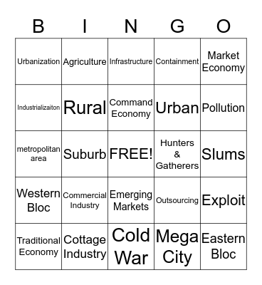 Quarter 4 Review Bingo Card