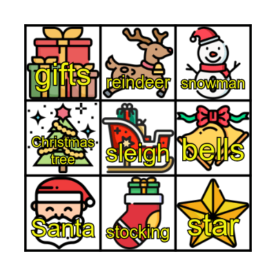 Christmas Bingo Card