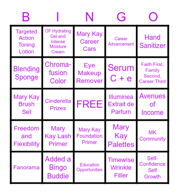 Girlfriends Happy Hour Bingo Card