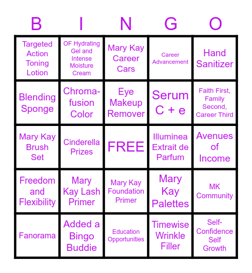 Girlfriends Happy Hour Bingo Card