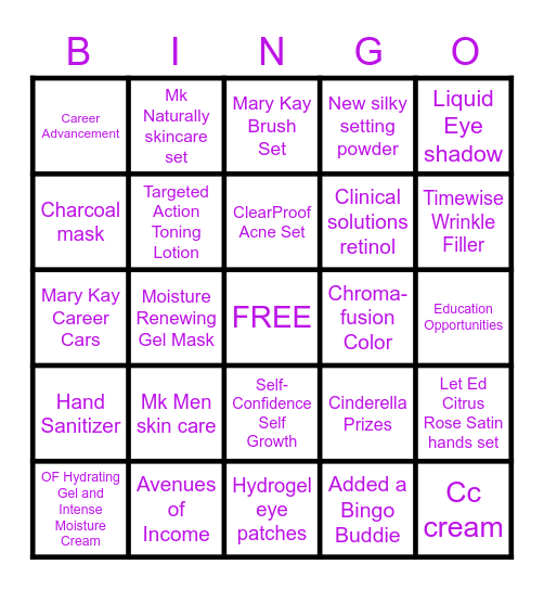 Girlfriends Happy Hour Bingo Card