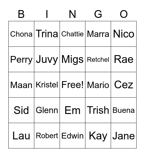 FSD 3 Kids-Saya Bingo Bonanza Bingo Card