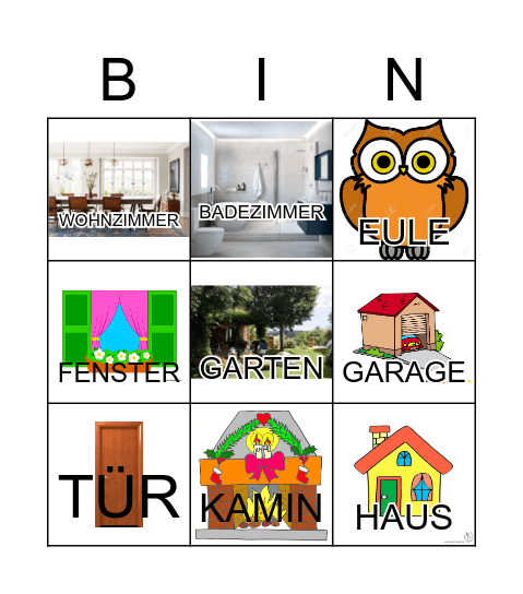 DAS HAUS 🇩🇪 Bingo Card