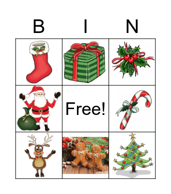 christmas Bingo Card