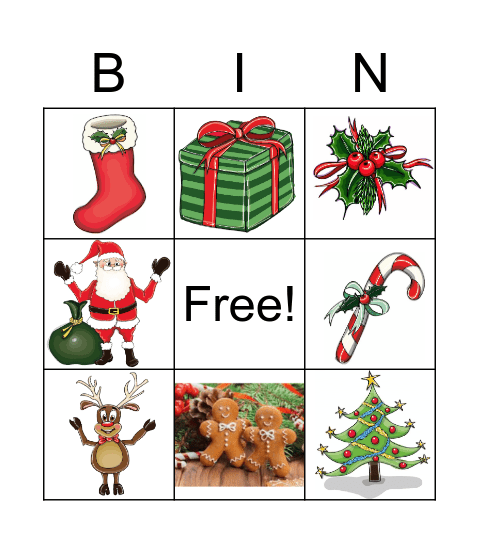 christmas Bingo Card
