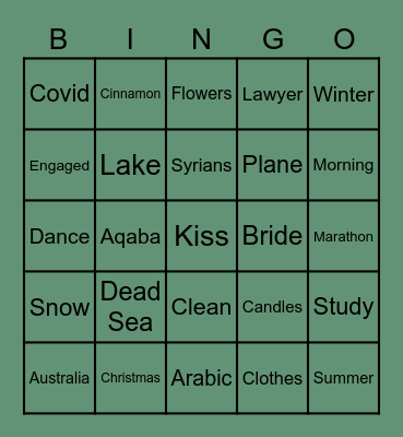Mike & Bri’s Wedding Bingo Card