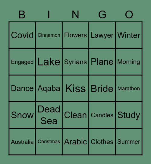 Mike & Bri’s Wedding Bingo Card